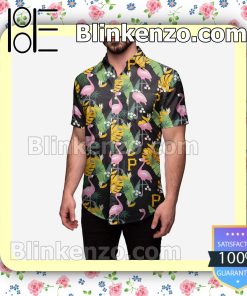 Pittsburgh Pirates Floral Short Sleeve Shirts