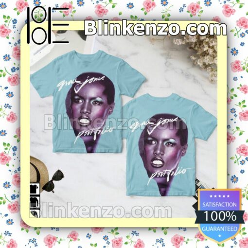 Portfolio Album Cover By Grace Jones Birthday Shirt