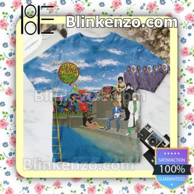 Prince Around The World In A Day Album Cover Blue Birthday Shirt