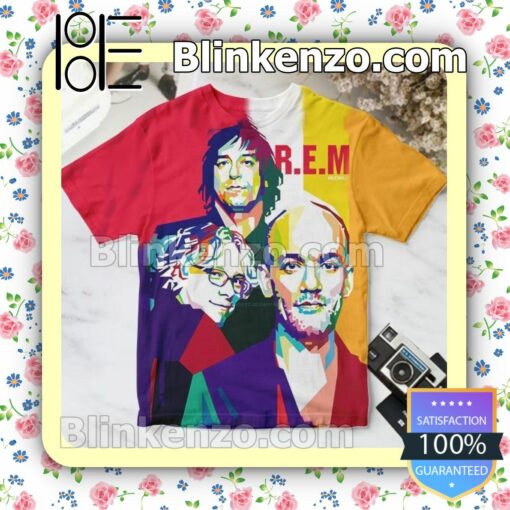 R.e.m. Rock Band Colorful Art Custom Shirt