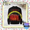 Rainbow On Stage Album Cover Black Custom Long Sleeve Shirts For Women