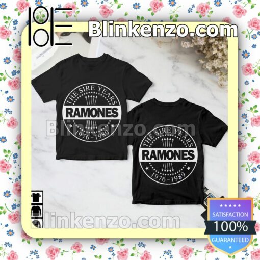 Ramones The Sire Years 1976-1989 Album Cover Black Birthday Shirt