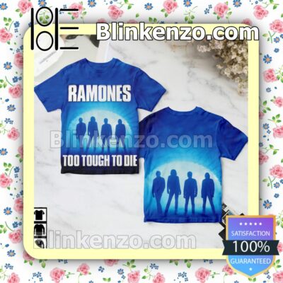 Ramones Too Tough To Die Album Cover Blue Birthday Shirt
