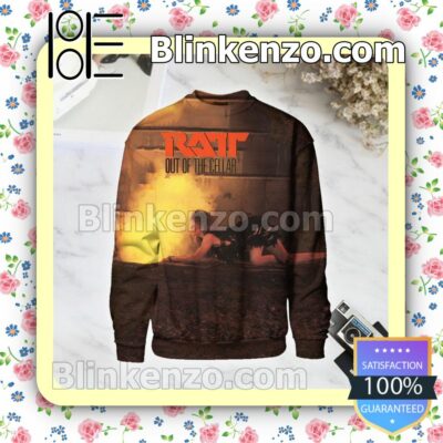 Ratt Out Of The Cellar Album Cover Custom Long Sleeve Shirts For Women