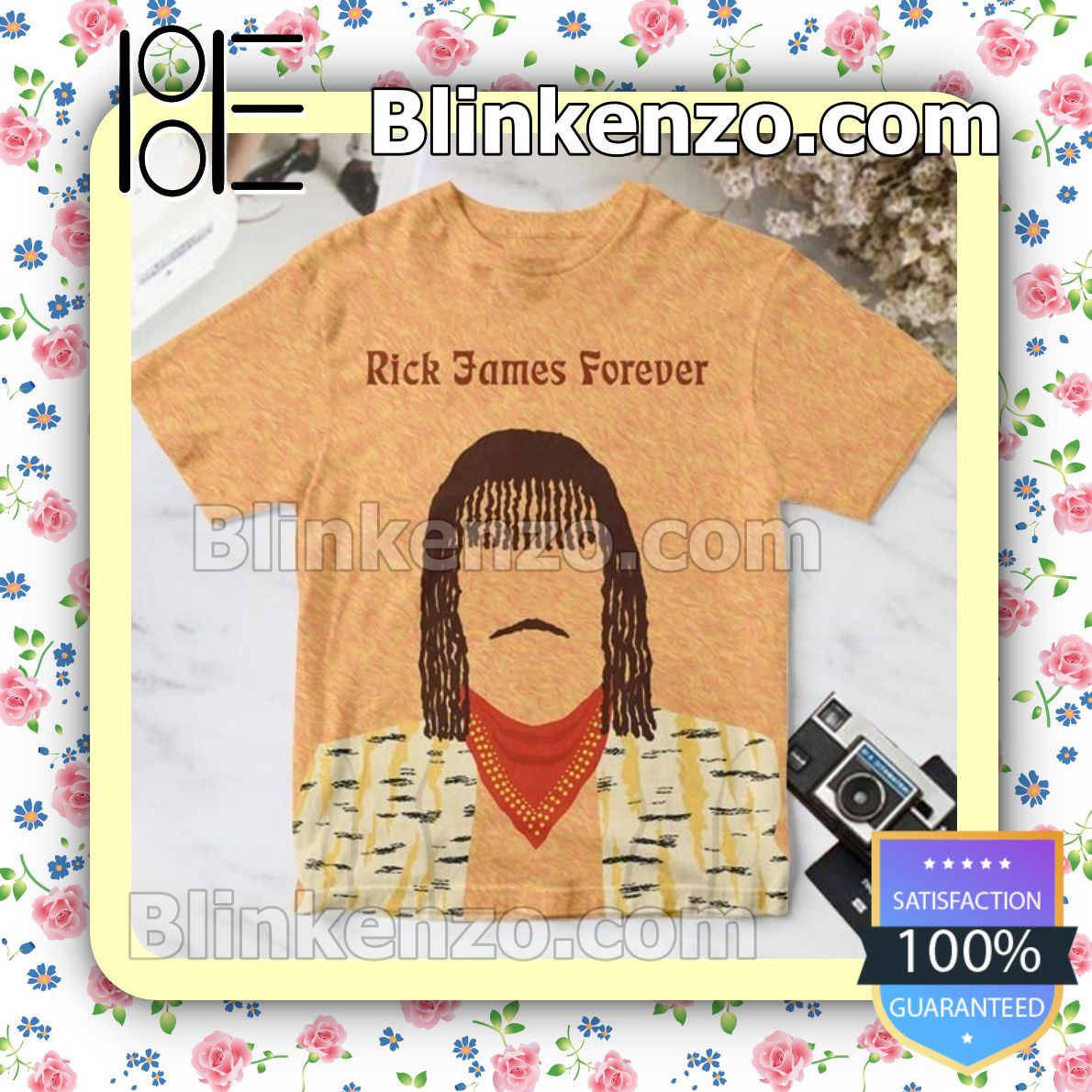 All Over Print Rick James Forever Album Cover Custom Shirt