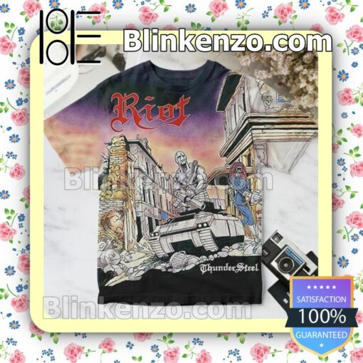 Riot Thundersteel Album Cover Custom T-Shirt