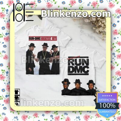 Run Dmc Greatest Hits Album Cover White Birthday Shirt