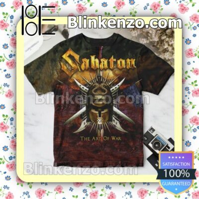 Sabaton The Art Of War Album Cover Custom T-Shirt