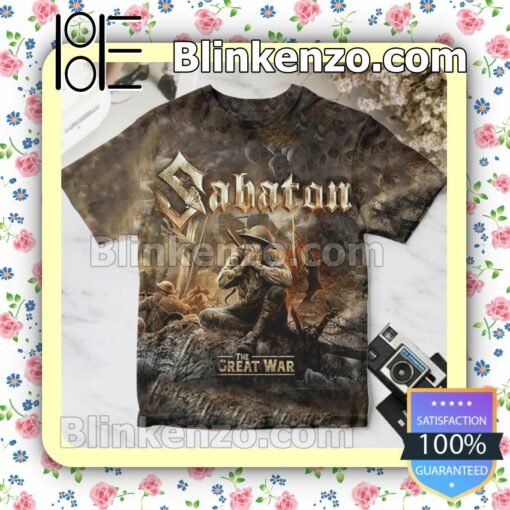 Sabaton The Great War Album Cover Custom T-Shirt