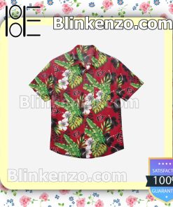 San Diego State Aztecs Floral Short Sleeve Shirts a