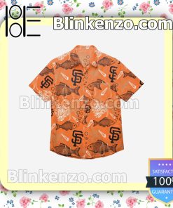 San Francisco Giants Floral Short Sleeve Shirts a