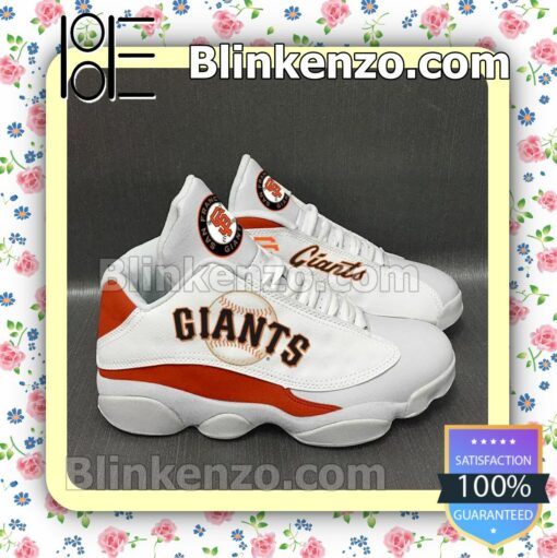 San Francisco Giants White Jordan Running Shoes