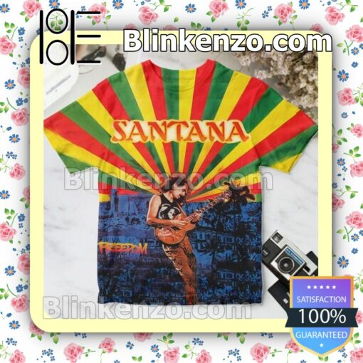 Santana Freedom Album Cover Custom T-Shirt
