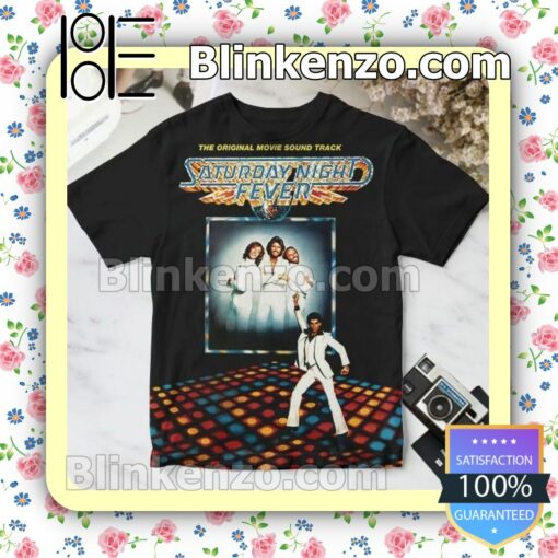 Saturday Night Fever Soundtrack Album Cover Custom T-Shirt