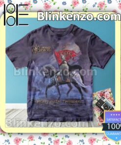 Saxon Heavy Metal Thunder Album Cover Gift Shirt