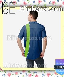 Seattle Seahawks Bowling Stripe Short Sleeve Shirts a