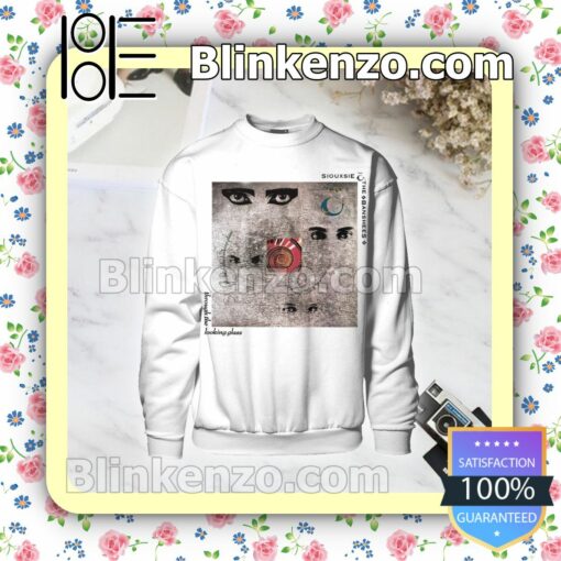 Siouxsie And The Banshees Through The Looking Glass Album Cover White Custom Long Sleeve Shirts For Women