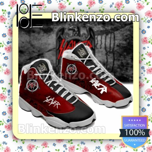 Slayer Black Red Jordan Running Shoes