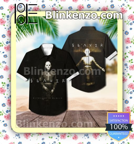 Slayer Diabolus In Musica Album Cover Summer Beach Shirt