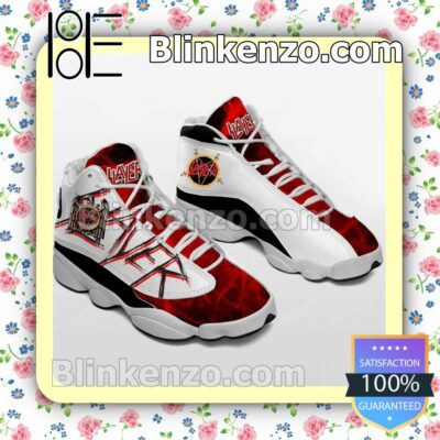 Slayer Red White Jordan Running Shoes