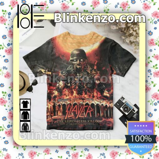 Slayer The Repentless Killogy Live At The Forum In Inglewood Ca Album Cover Birthday Shirt