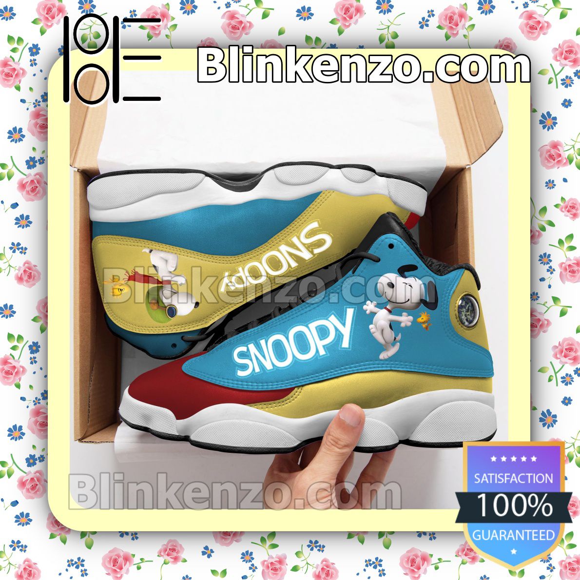 Snoopy Floral Stan Smith Shoes