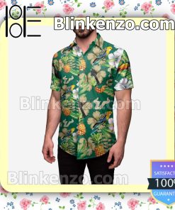 South Florida Bulls Floral Short Sleeve Shirts