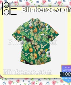 South Florida Bulls Floral Short Sleeve Shirts a