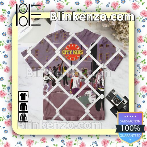 Spyro Gyra City Kids Album Cover Birthday Shirt