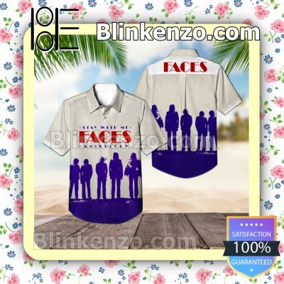 Stay With Me Faces Anthology Album Cover Summer Beach Shirt