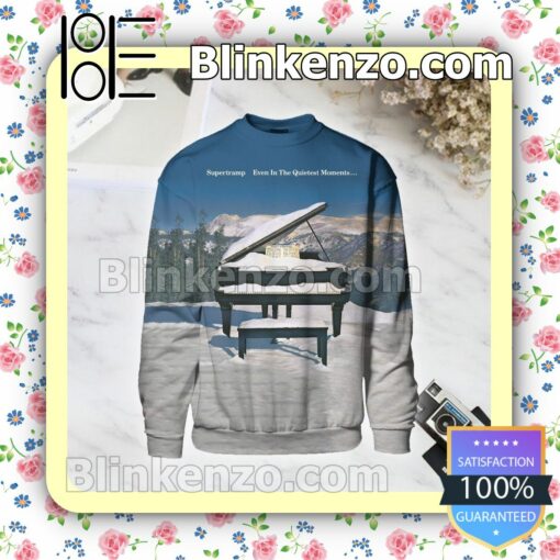 Supertramp Even In The Quietest Moments Album Cover Custom Long Sleeve Shirts For Women