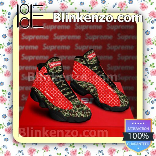 Supreme Camo Jordan Running Shoes Sneakers
