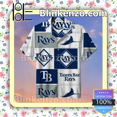 Tampa Bay Rays Baseball Team Primary Logo Short Sleeve Shirt