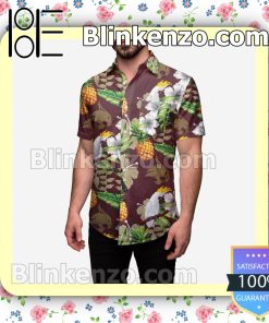 Texas State Bobcats Floral Short Sleeve Shirts