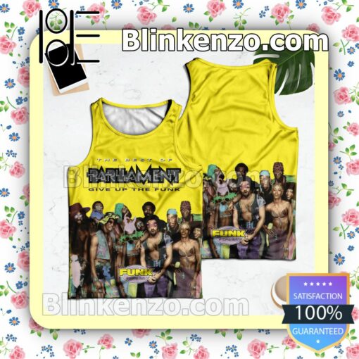 The Best Of Parliament Give Up The Funk Album Cover Tank Top Men