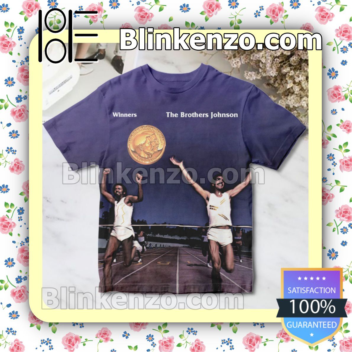 Order The Brothers Johnson Winners Album Cover Custom Shirt