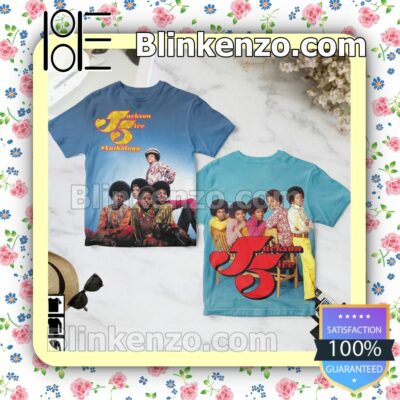 The Jackson 5 Anthology Album Cover Blue Birthday Shirt