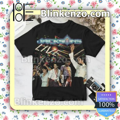 The Jacksons Live Album Cover Black Custom Shirt