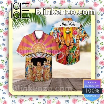 The Jimi Hendrix Experience Axis Bold As Love Album Cover Summer Beach Shirt
