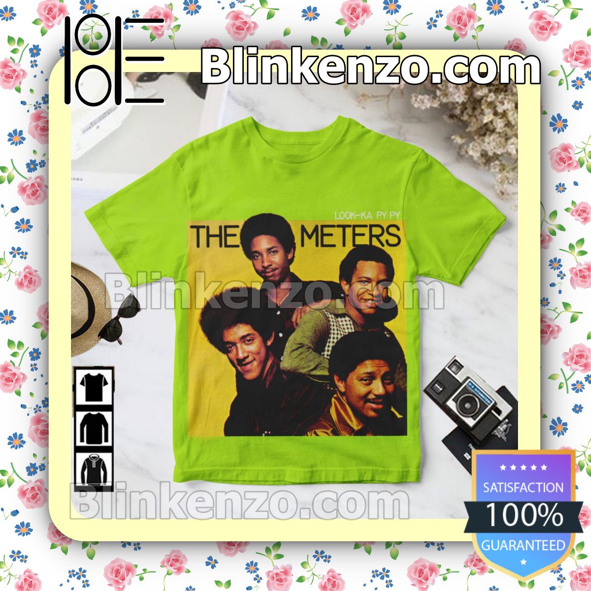 Clothing The Meters Look-ka Py Py Album Cover Birthday Shirt