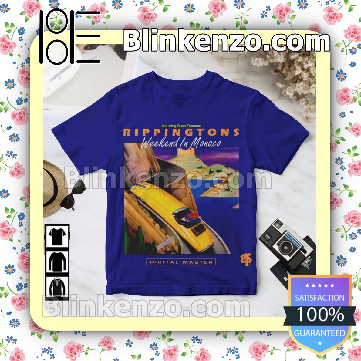 Rating The Rippingtons Weekend In Monaco Album Cover Custom Shirt