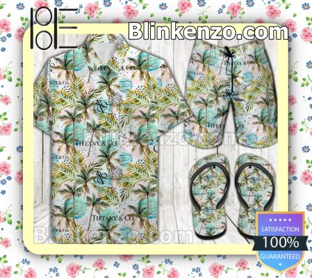 Tiffany & Co. Palm Tree Tropical Beach Shorts