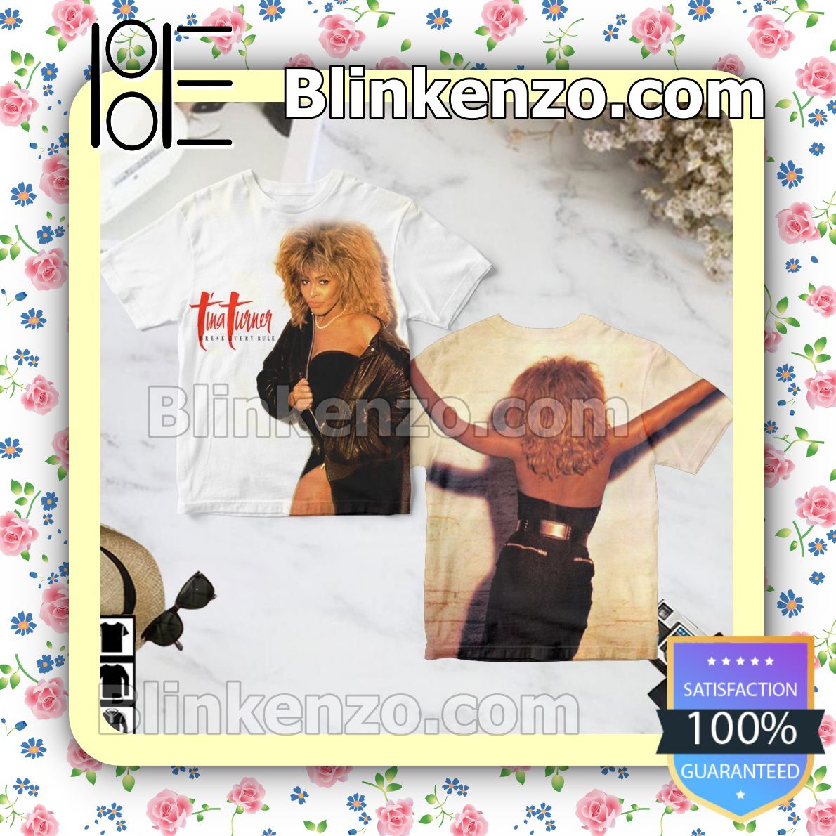 Great Quality Tina Turner Break Every Rule Album Cover Birthday Shirt