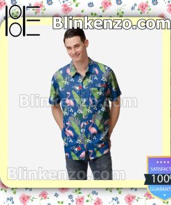 Toronto Blue Jays Floral Short Sleeve Shirts