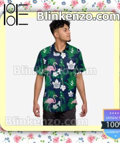 Toronto Maple Leafs Floral Short Sleeve Shirts