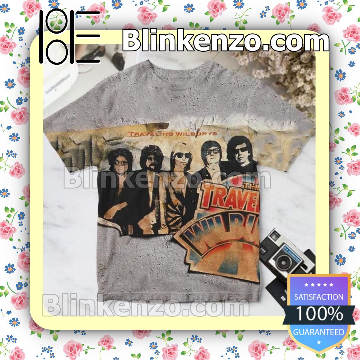 POD Traveling Wilburys Vol. 1 Album Cover Custom Shirt