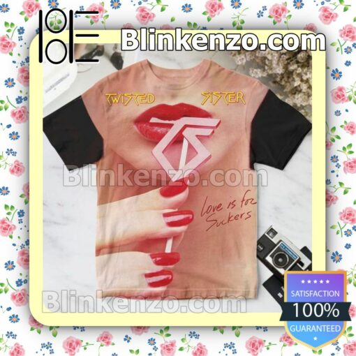 Twisted Sister Love Is For Suckers Album Cover Custom T-Shirt