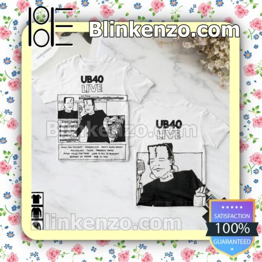 Ub40 Live Album Cover White Birthday Shirt