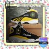 Us Army Black Yellow Jordan Running Shoes