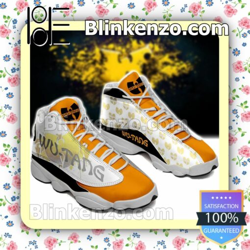Wu Tang Clan Orange Jordan Running Shoes
